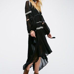 Free People Dark Horse Maxi Dress Size M